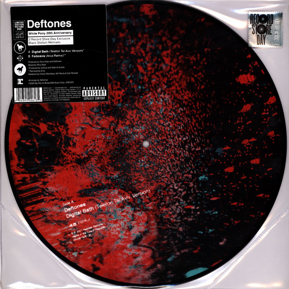 46839] Deftones - Digital Bath (Telefon Tel Aviv Version) / Feiticeira  (Arca Remix) (Picture Disc, 12